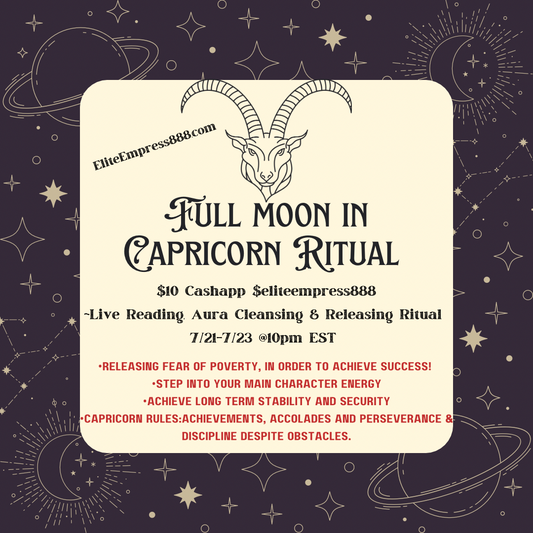 Full Moon In Capricorn Ritual